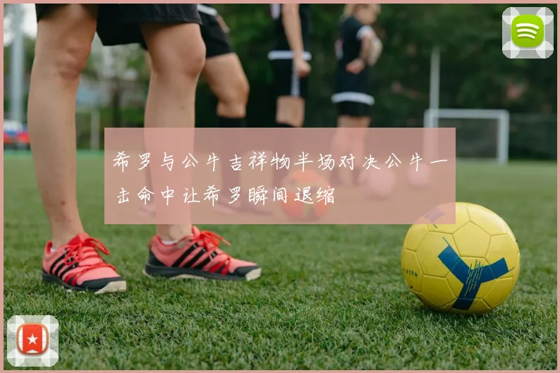 希罗与公牛吉祥物半场对决公牛一击命中让希罗瞬间退缩